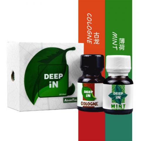 DEEP IN 深入香水型 薄荷味 古龍味 RUSH 2瓶禮盒裝 骨灰級RUSH